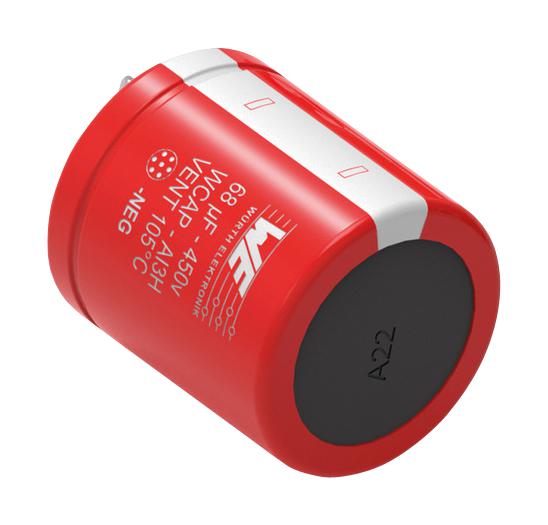 Wurth Elektronik 861140783006 Electrolytic Capacitor 2200 &Acirc;&micro;F 63 V &plusmn; 20% Snap-In 3000 Hours @ 105&deg;C New - Image 2