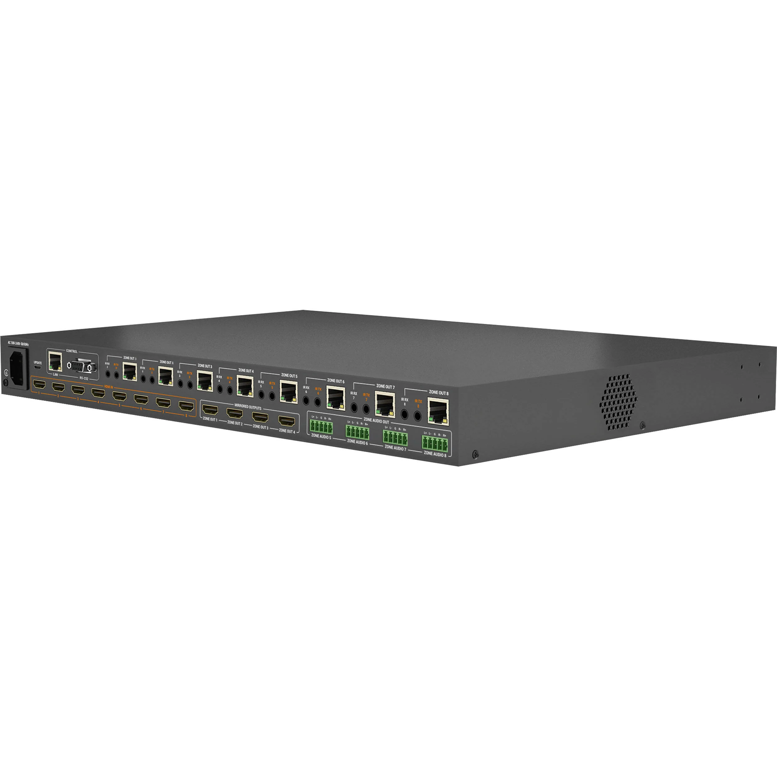 WyreStorm 8x8 4K30 HDBaseT Matrix Kit with 8 x Receivers (115') - Image 3