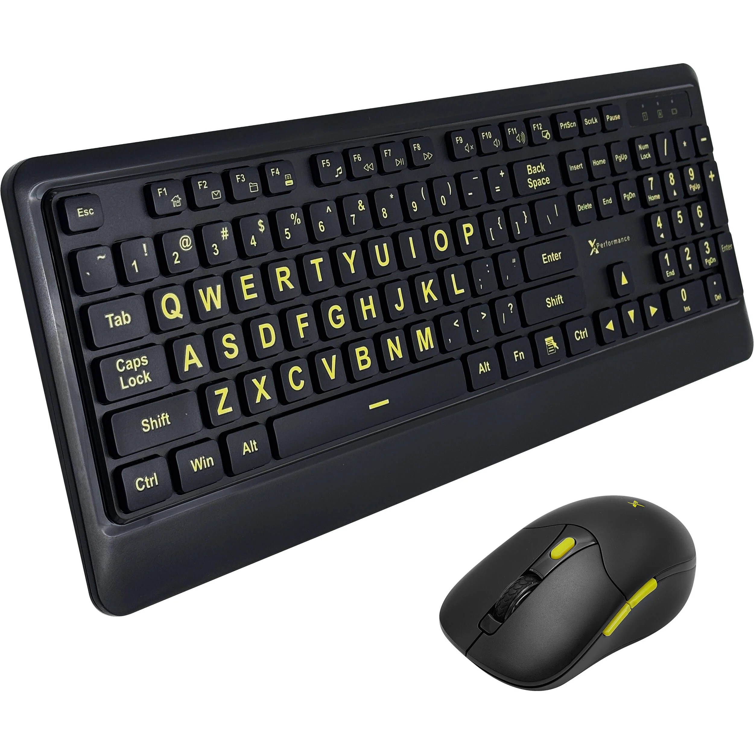 X9 Performance Large Print Wireless Keyboard and Mouse Combo