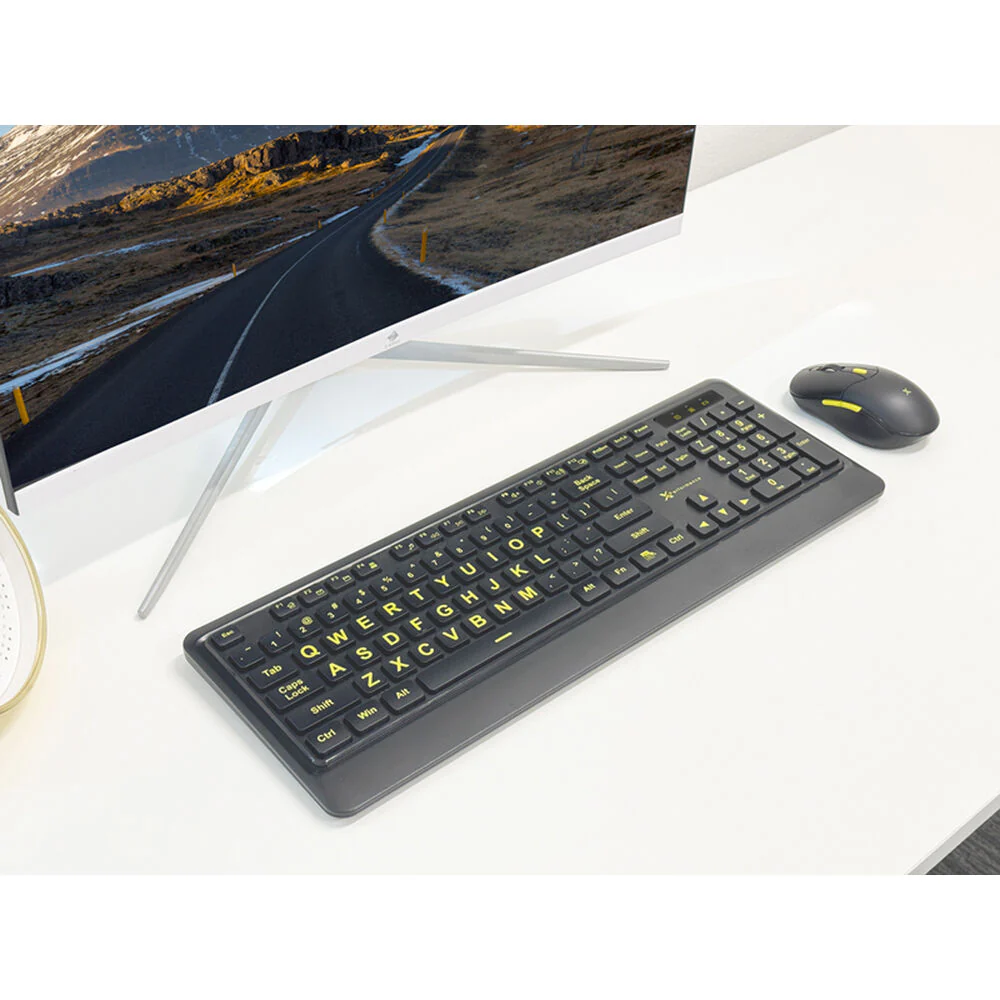 X9 Performance Large Print Wireless Keyboard and Mouse Combo - Image 6