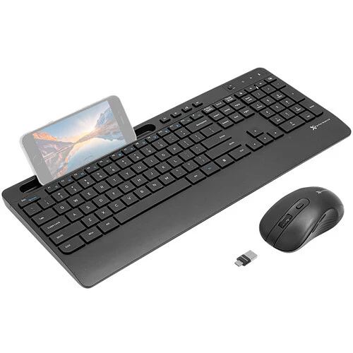 X9 Performance RF Wireless A+C Adapter Keyboard & Mouse Combo with Dock Slot