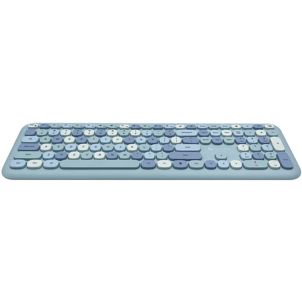 X9 Performance Wireless Keyboard and Mouse (Light Blue) - Image 3