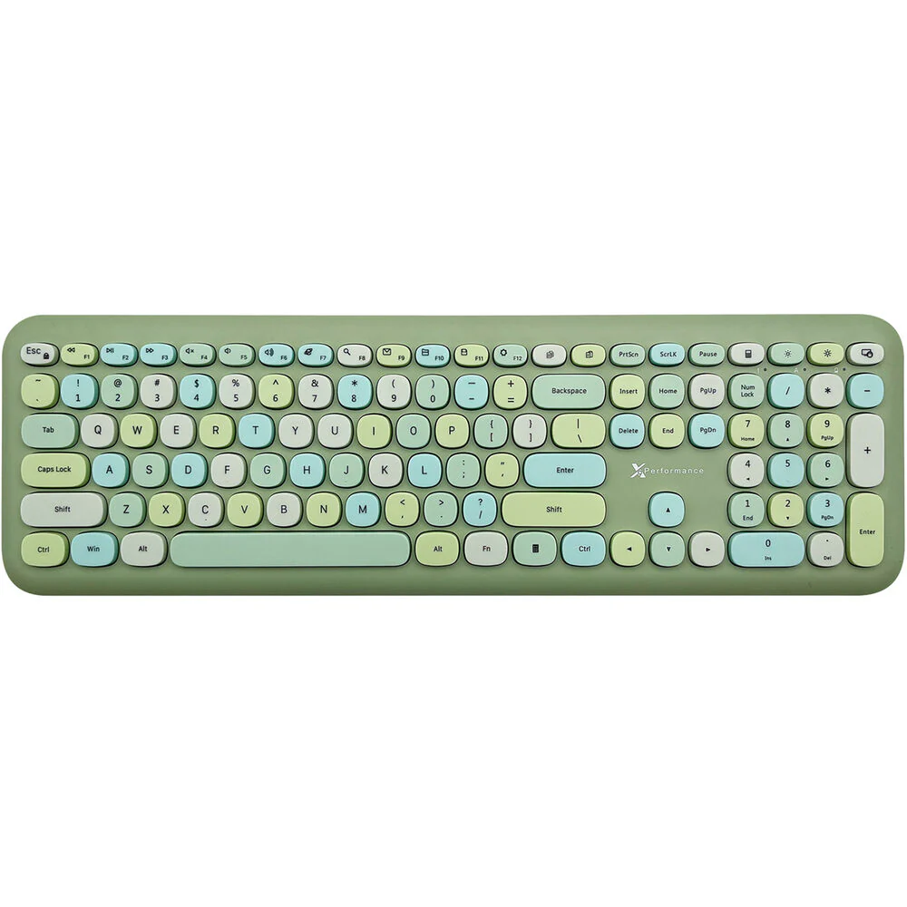 X9 Performance Wireless Keyboard and Mouse (Light Green) - Image 4
