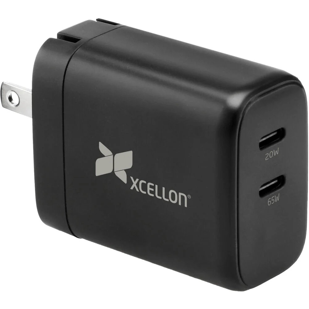 Xcellon PDG-265 2-Port GaN USB-C Charger (65W)
