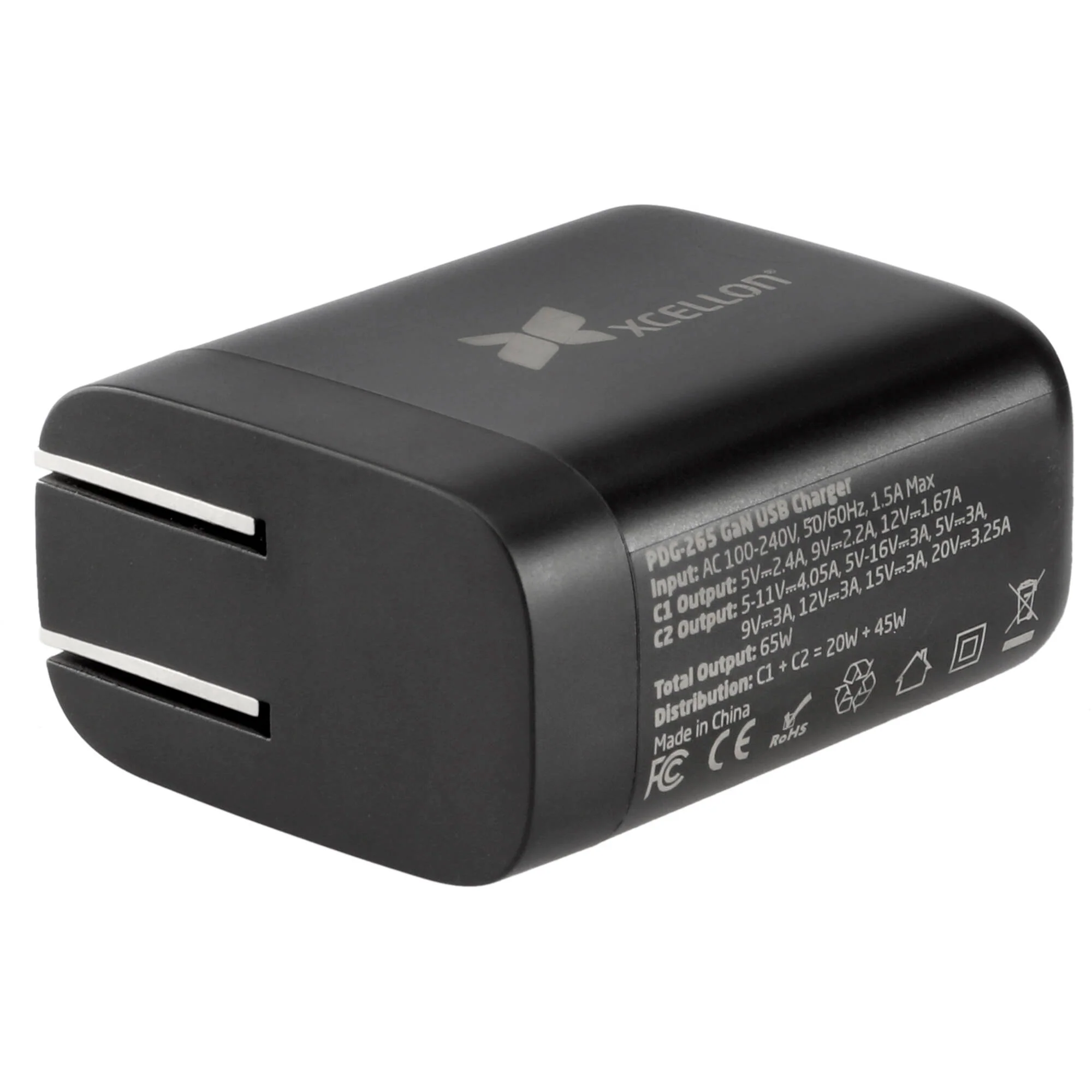 Xcellon PDG-265 2-Port GaN USB-C Charger (65W) - Image 3
