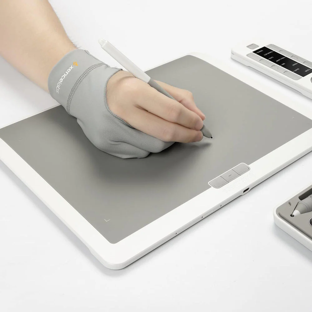 Xencelabs Drawing Glove (Small, Gray) - Image 5
