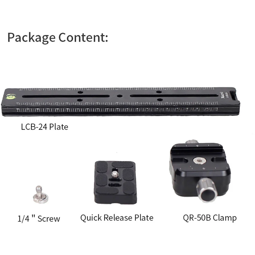 XILETU LCB-24B 240mm Multifunctional Long Quick Release Plate Set - Image 5