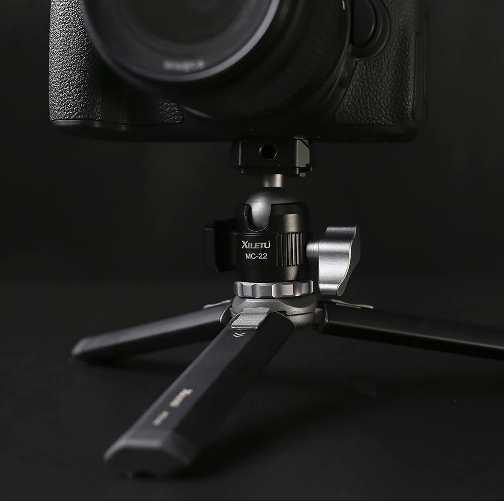XILETU MC22 + XTD20 Mini Tripod with Ball Head - Image 4