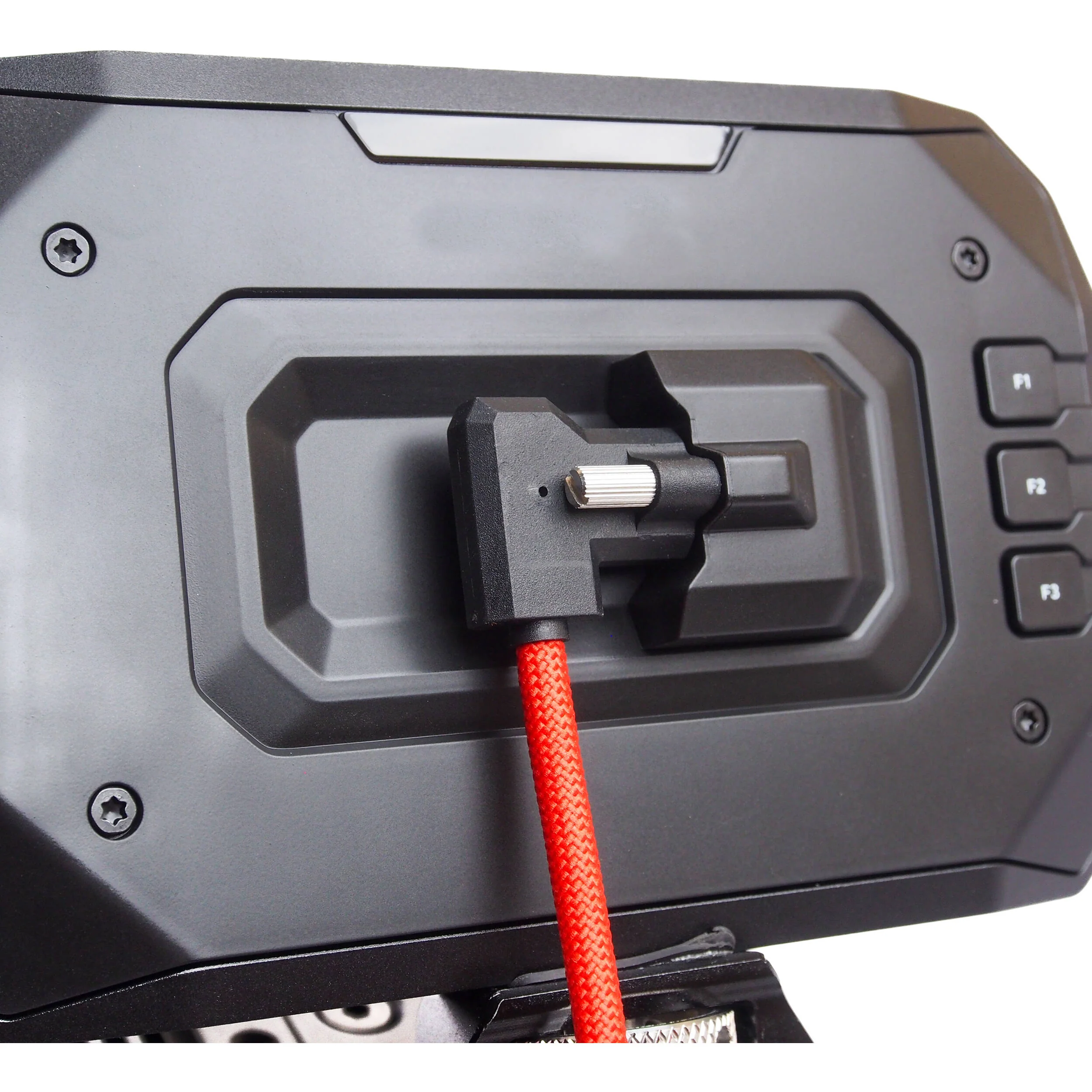 XLCS Designs Locking USB-C Right-Angle to Right-Angle EVF Cable for PYXIS 6K (19.7", Red) - Image 6