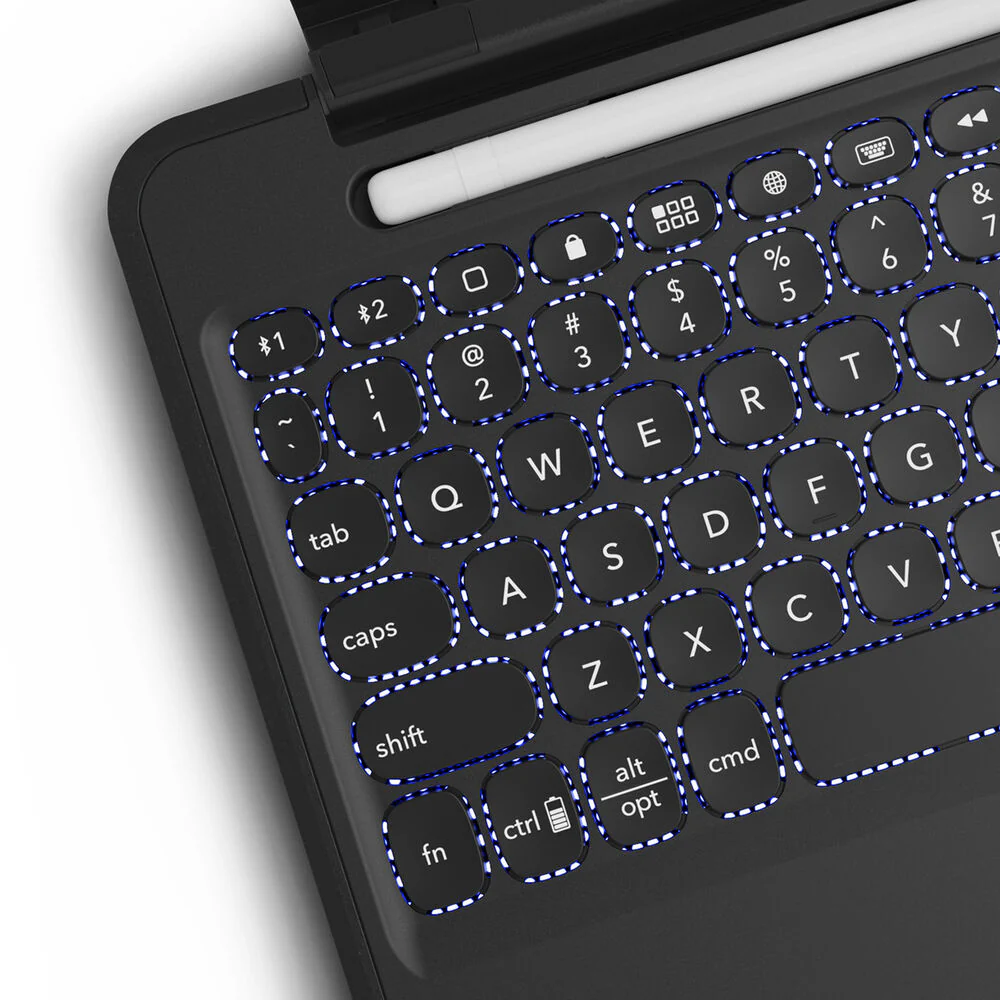 ZAGG Rugged Book Wireless Keyboard & Case for 10.9" Apple iPad 10th Gen (Black) - Image 7
