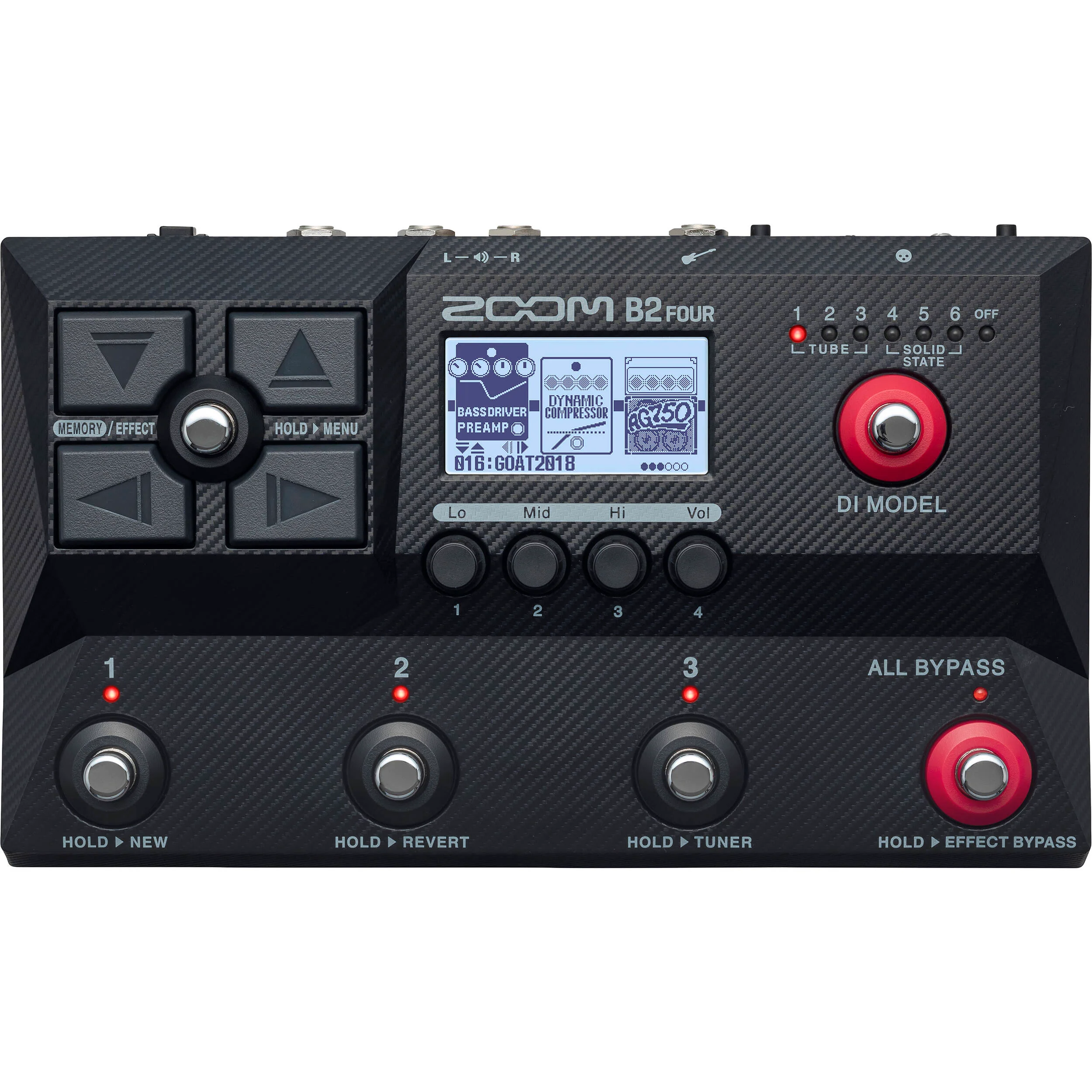 Zoom B2 Four Amplifier and FX Emulator Pedal - Image 2