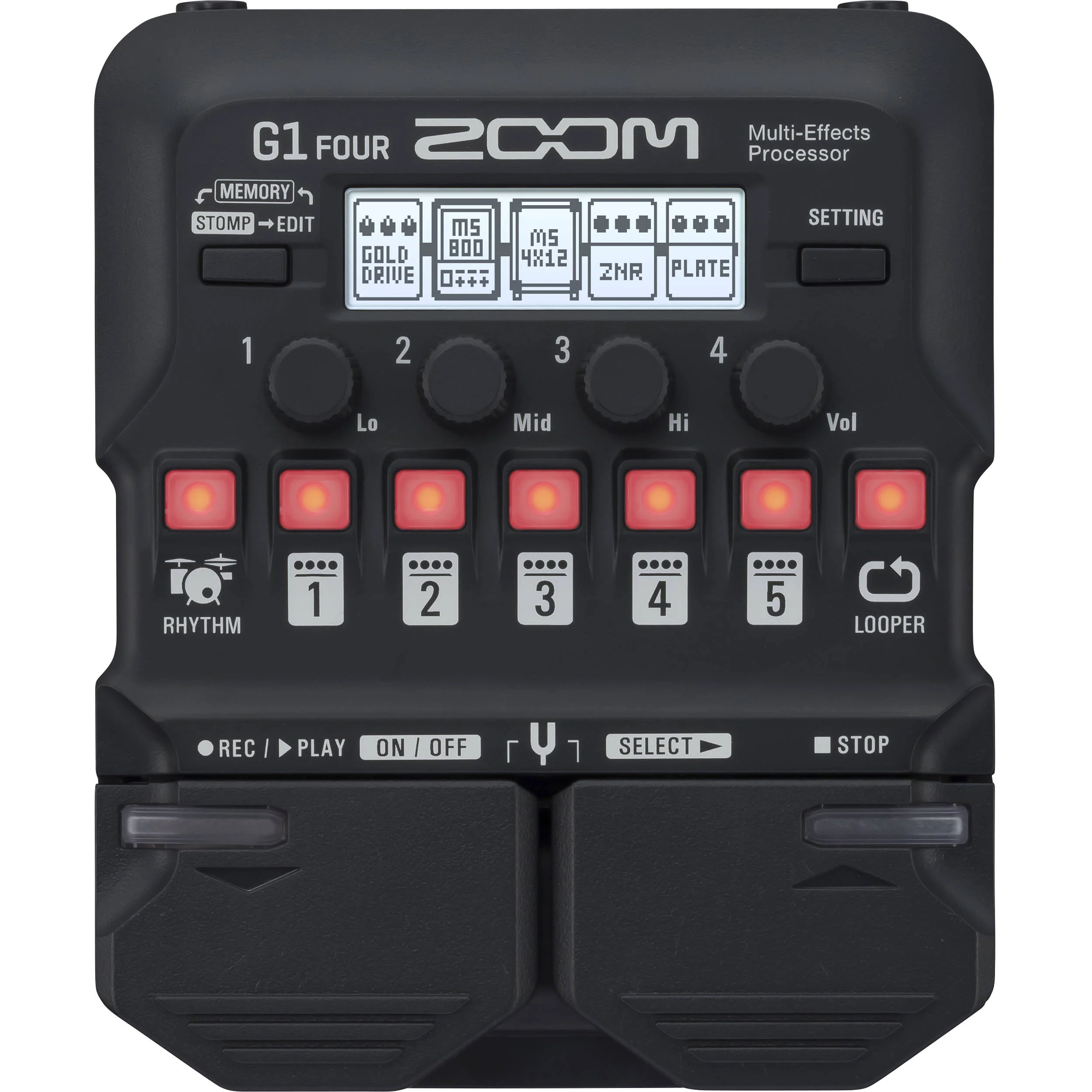 Zoom G1 Four Guitar Effects Processor - Image 3