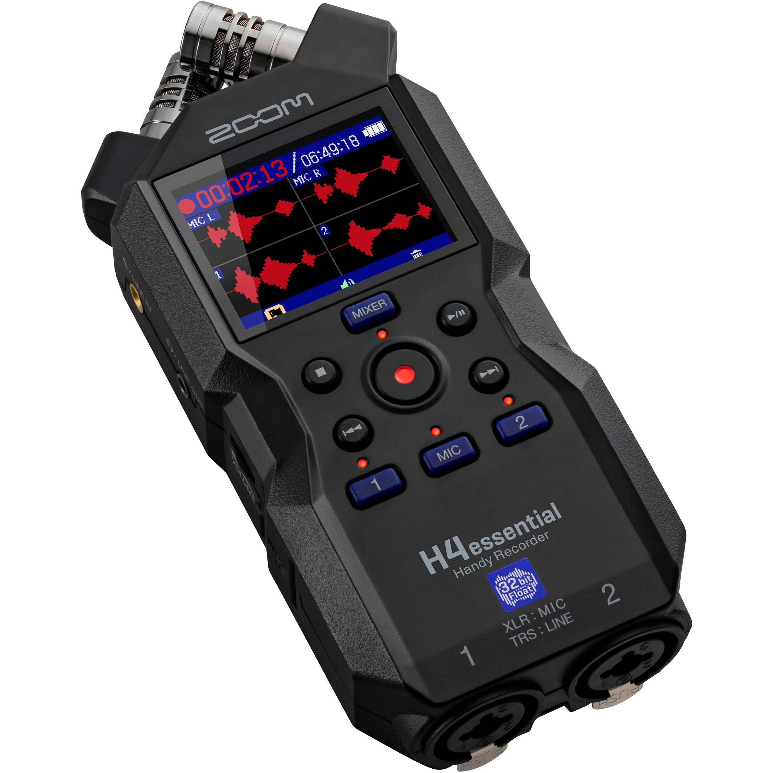 Zoom H4essential 4-Track 32-Bit Float Portable Audio Recorder with Wireless Kit - Image 2
